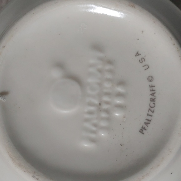 Pfaltzgraff TEA ROSE Set of 6 Cup & Saucer Sets Scalloped Stoneware USA - Picture 3 of 5